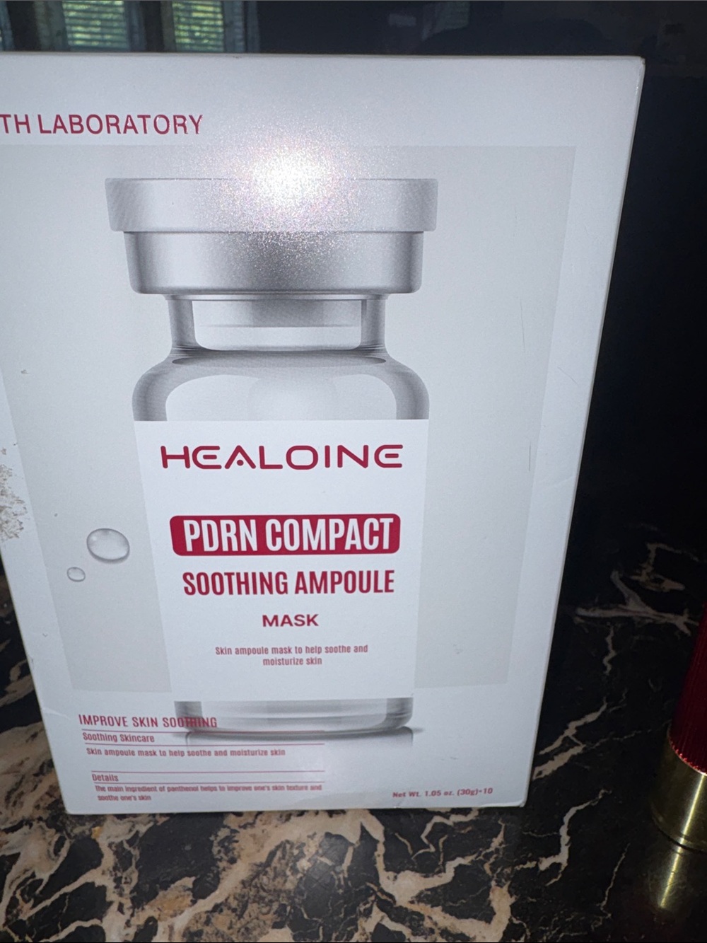 Healoine PDRN Compact Soothing Ampoule Mask - White 10 mask are in the set